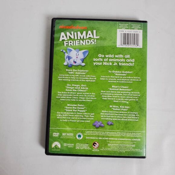 Nickelodeon Animal Friends! DVD Featuring Dora, Diego, Kai-Lan & More - Picture 3 of 3